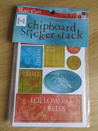 Dcwv chipboard sticker stack - dcwv,