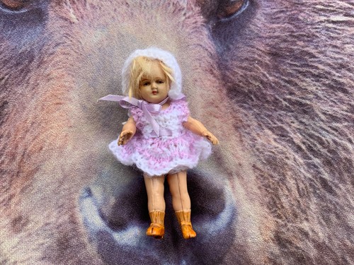 Antique doll celluloid - antique,