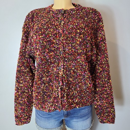 Vintage 90s textured - , loop-yarn