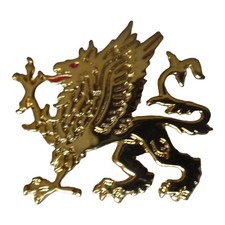 Gold coloured Griffin pin