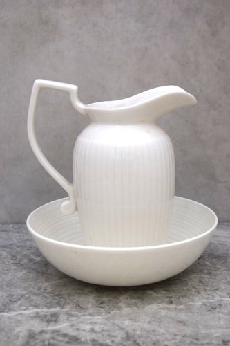 Used ceramic lavabo set ewer - ceramic,