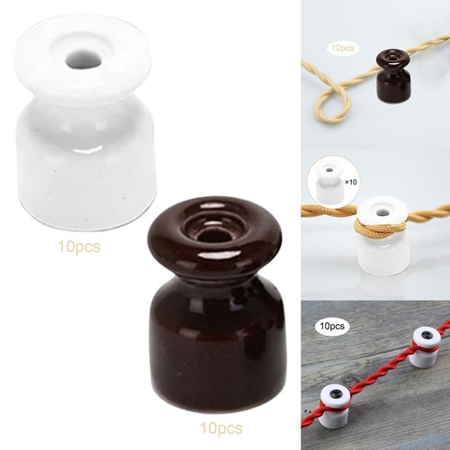 10x porcelain insulators - 10x,