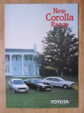 TOYOTA COROLLA RANGE 1980 UK