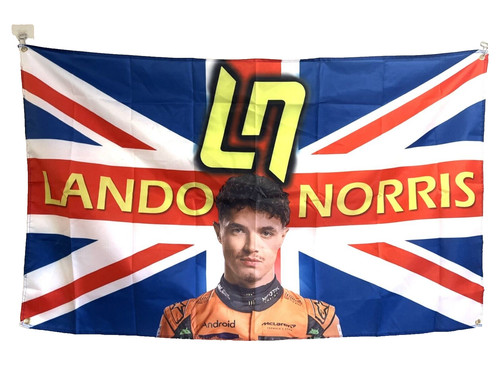 Lando norris racer flag - f1,