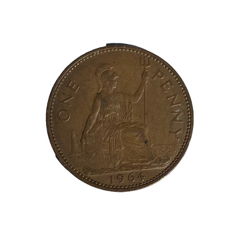 Rare old penny coins - old, british