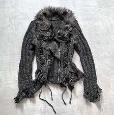 Gothic Japan Faux Fur Sweater
