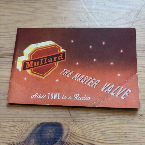 1950 mullard valve data - 1950/51,
