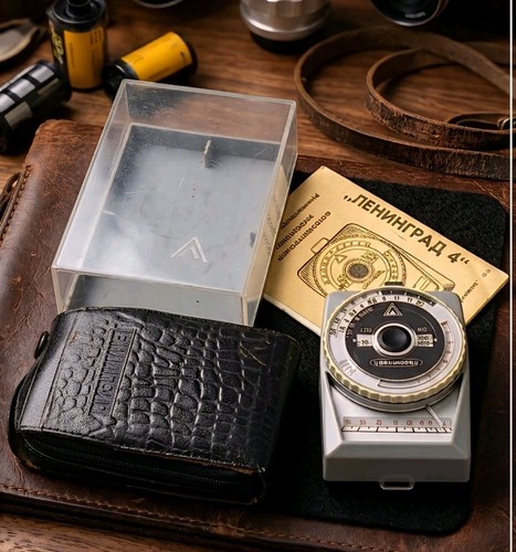 Rare soviet light meter - light,