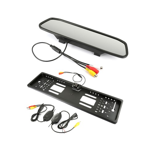 Wireless rear view mirror - wireless, 4.3"