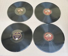 Vinyl Records 78 rpm Bundle with Vintage Case