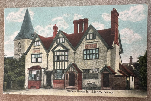 Antique postcard merrow - antique,