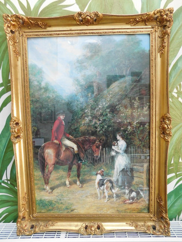 Ornately framed print - ornately,