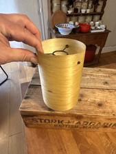 Vintage Cream Fibreglass Light Lamp Shade – Retro – Great!