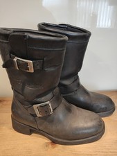  Biker Boots Triumph Black