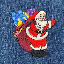 Santa Claus Applique Patch