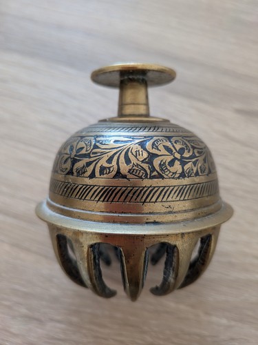 Vintage brass elephant claw - brass,