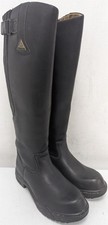 MOUNTAIN HORSE BLACK LEATHER TALL HORSE RIDING BOOTS, UK9 US10 EU43, K546