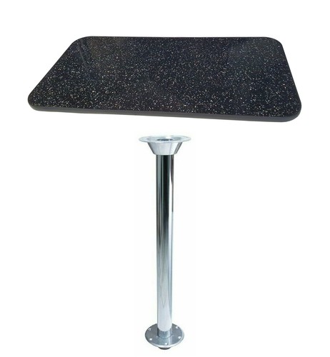 Black sparkle table grey - black, &
