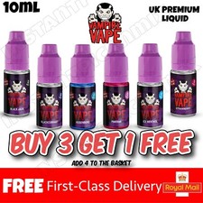 Vampire Vape 10ml E Liquid Vape Juice Flavour liquid shot 3mg 6mg 12mg 18mg hei