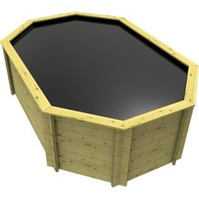 Wooden koi pond - wooden, 12ft