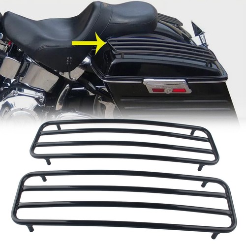 Black top rails for harley - black,