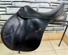17 1/2” Medium/Changeable Gullet Bates Caprilli GP Saddle - Black
