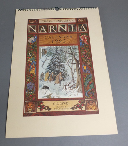 Vintage narnia calendar - narnia,