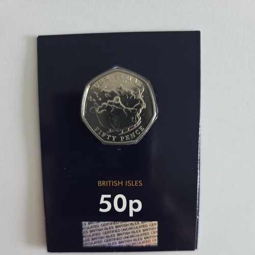 Gibraltar christmas 50p 2020 - gibraltar,
