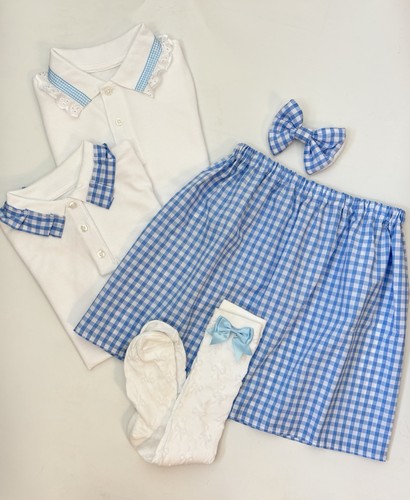 Girls light blue school - girls,