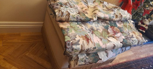 Vintage linen fabric parkertex - vintage,