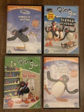 Pingu DVD bundle 4 DVD's.