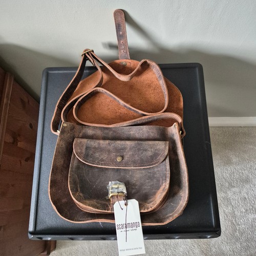 Scaramanga leather saddle - leather,