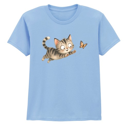 Cute cat kids shirt - cat, playful