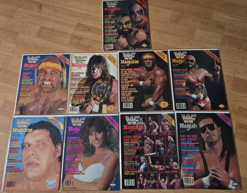 Wwf vintage magazines lot - vintage,