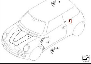 Mini cooper r50 rear - r50,