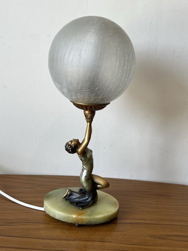 Art deco 1930 cold painted - art,