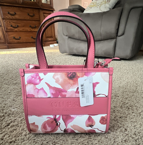 Guess pink white floral small - guess,
