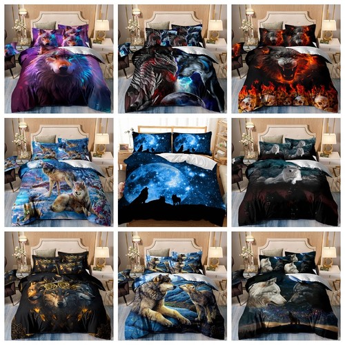 Wolf duvet quilt - wolf, set