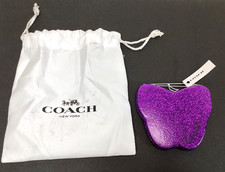 Coach Glitter Purple Butterfly