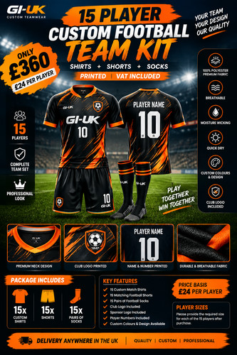 Player custom football - 15, team