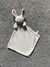 Next Bunny Rabbit Comforter Blanket Beige Brown Pink Ears Soft Toy Blankie