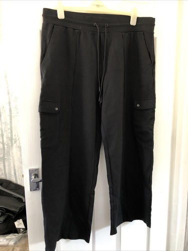 Ladies black elastic waist - -,