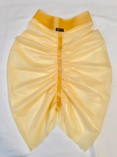 Latex transaparent ruched - transaparent,