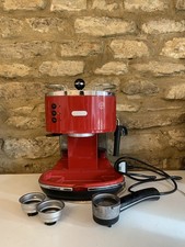 De'Longhi ECO310 Coffee Machine – Fully Working Bold Red Silver