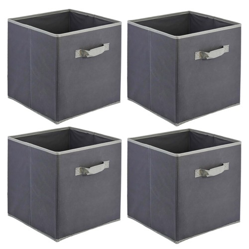 Foldable canvas storage boxes - foldable,