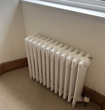 Original Vintage Cast Iron Radiator Plus Extra Integral Legs
