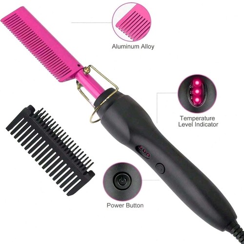 Hot comb hair straightener - hot,