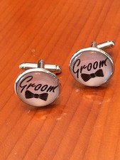 Mens Groom Cufflinks, Wedding