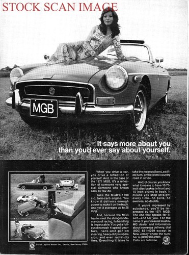 1971 advert mgb sports - 1971,