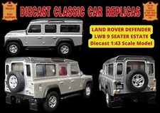 SILVER LAND ROVER DEFENDER LWB